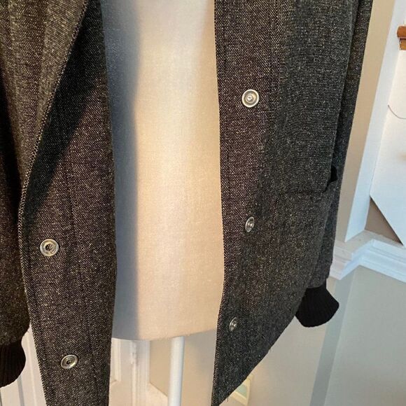 Jones New York Signature Black White Tweed Blazer SZ S - Picture 8 of 14